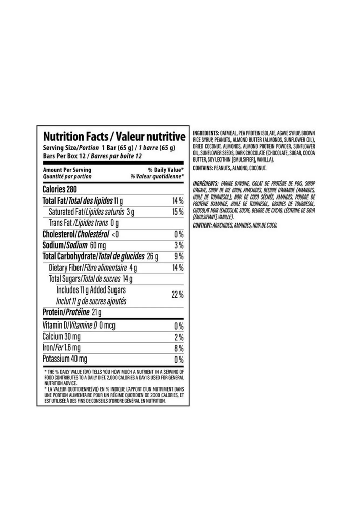 Nutrabolics Feed Bar Vegan Chocolate Coconut - 12/box