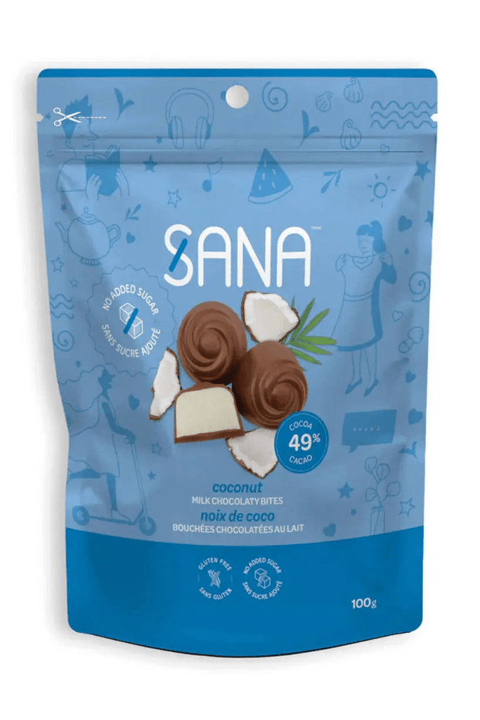 Sana Bites - Milk Chocolaty Coconut - 100g