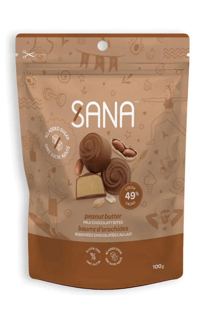 Sana Bites - Milk Chocolaty Peanut Butter - 100g
