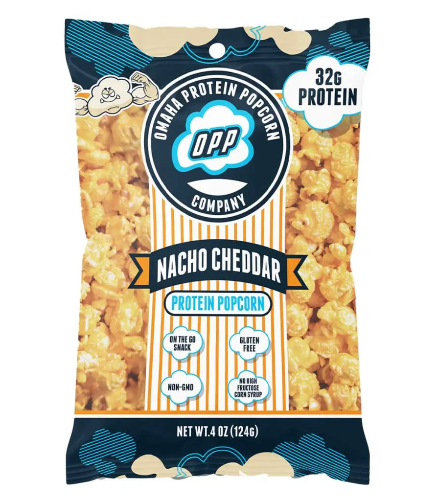 OPP Omaha Protein Popcorn - Nacho Cheddar - 124g OPP